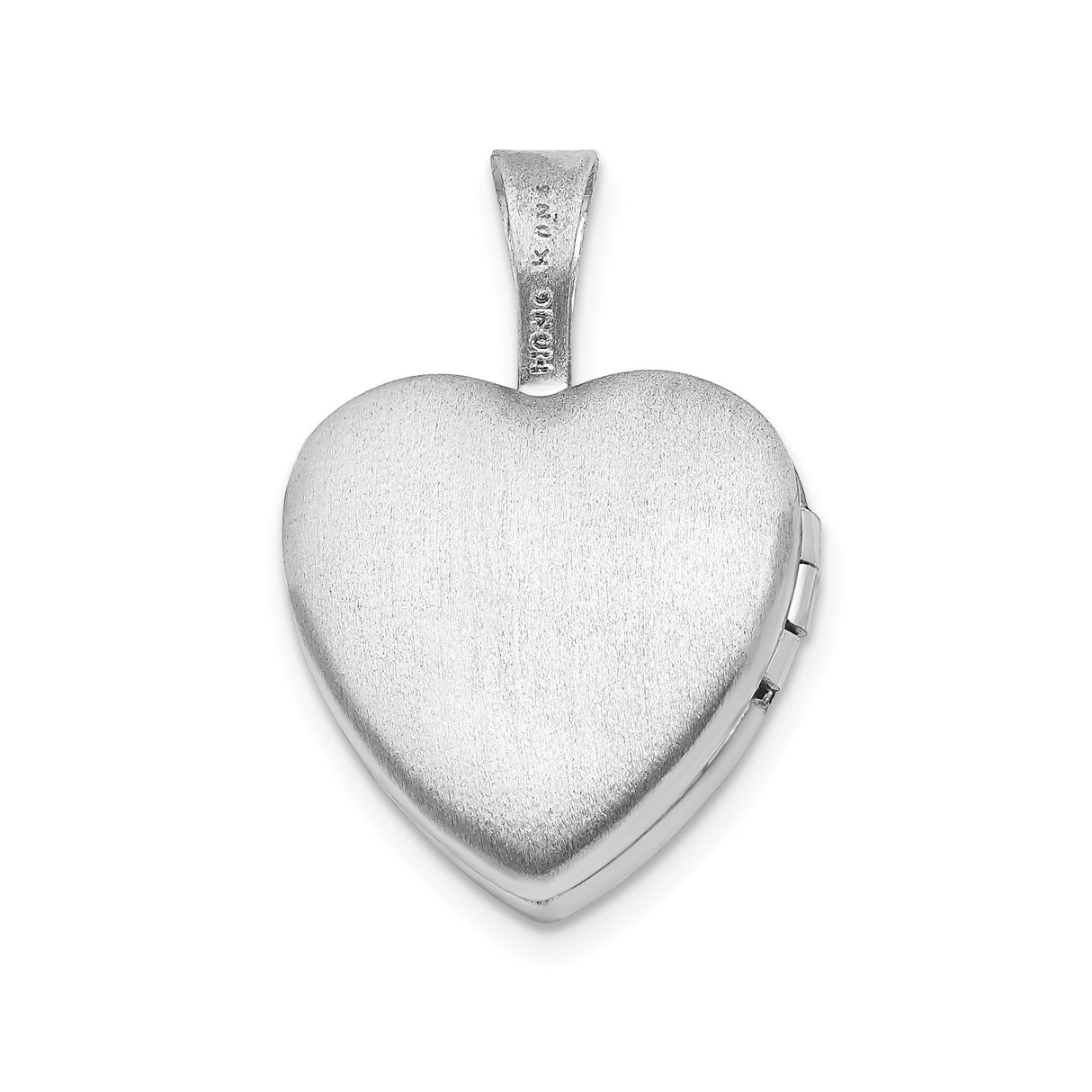 Sterling Silver Heart Locket Pendant with Braided Border Engraving, Classic Romantic Keepsake