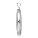 Sterling Silver Oval Locket Pendant with Butterfly Design, Memorial Keepsake Jewelry for Women