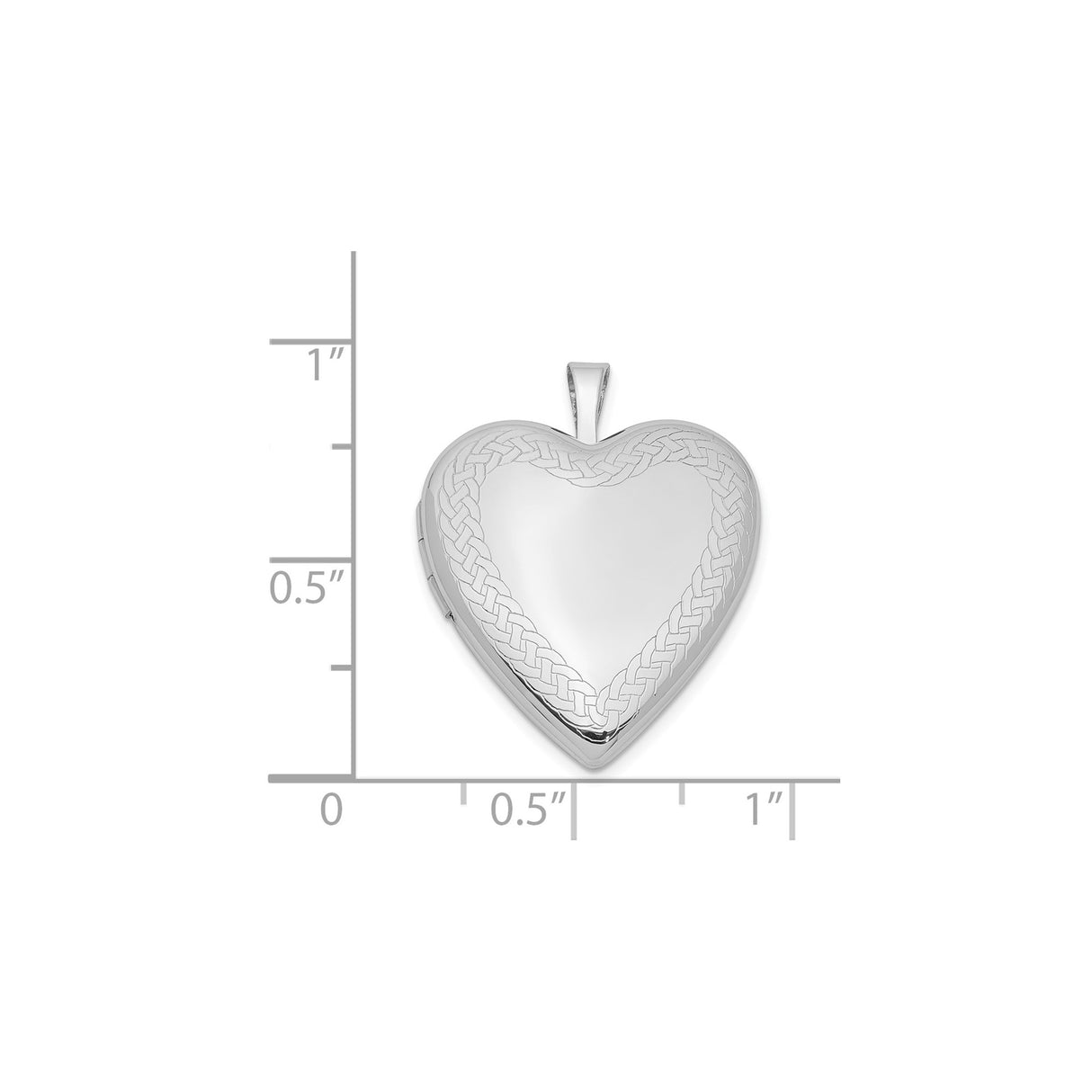 Sterling Silver Heart Locket Pendant with Celtic Knot Border, Symbolic Memory Keepsake Jewelry