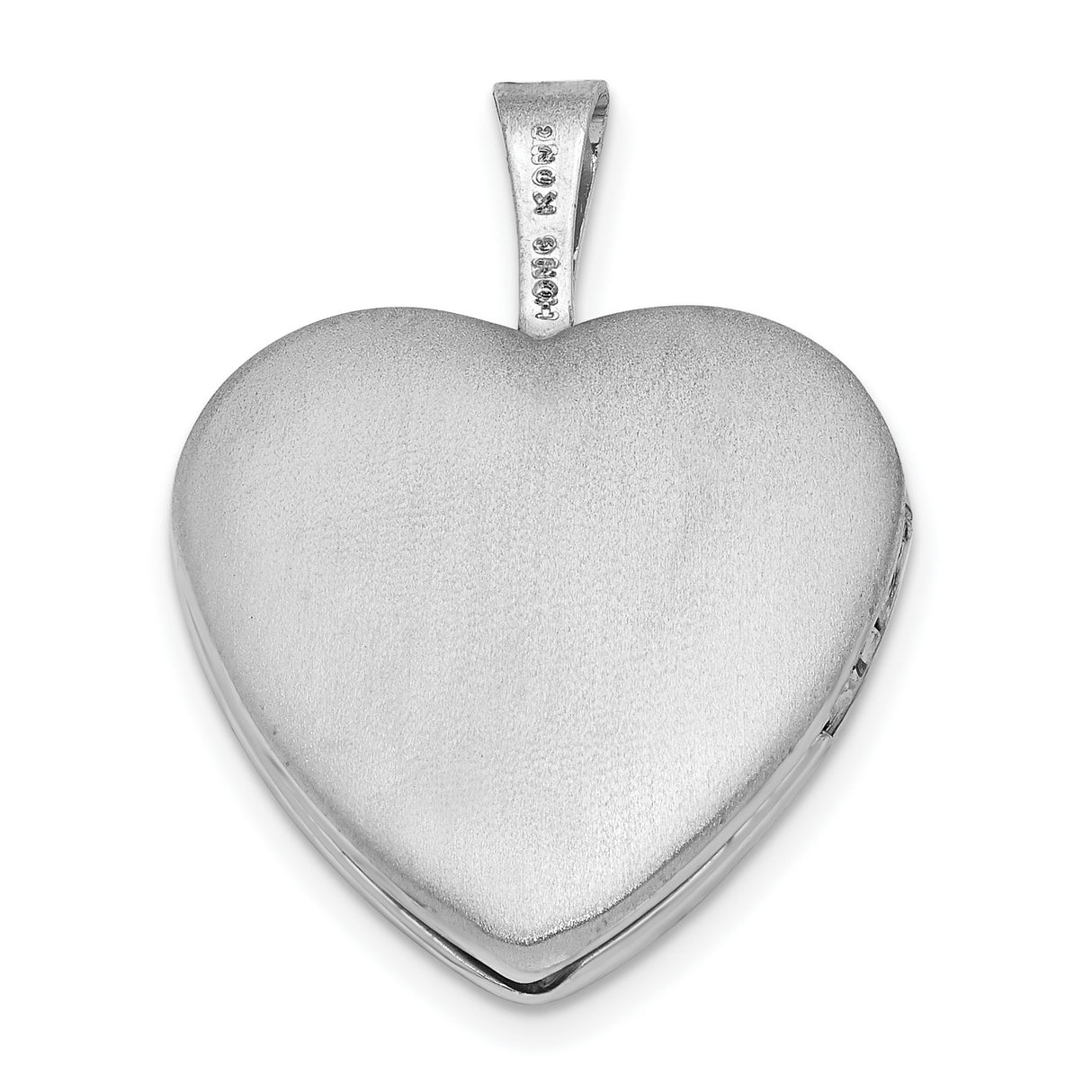 Butterflies Heart Locket Charm Pendant in Real 925 Sterling Silver