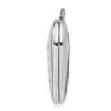 Always On My Mind Forever In My Heart Locket Charm Pendant in Real 925 Sterling Silver