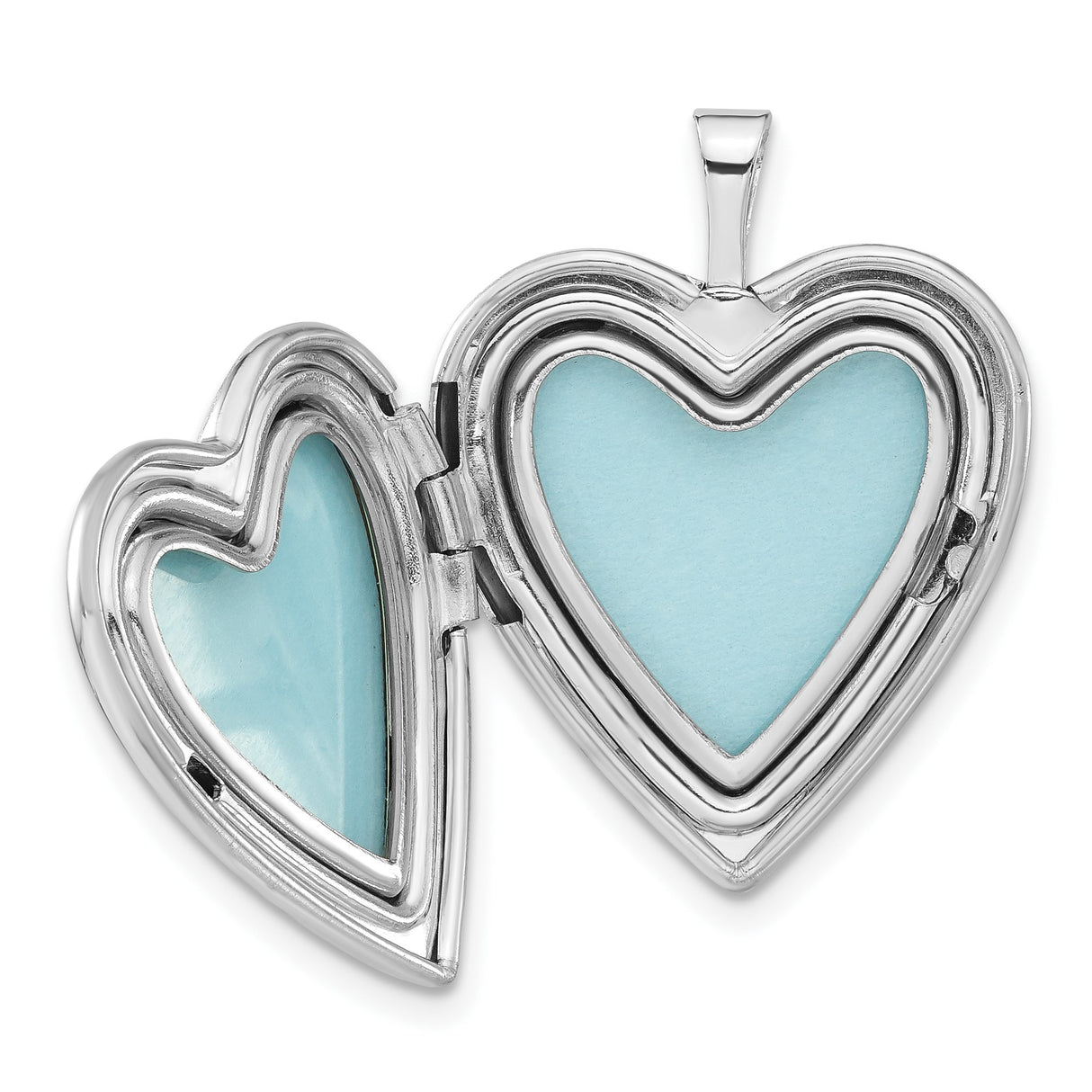 Sterling Silver Heart Locket Pendant with Number 15 and Floral Design, Quinceañera Jewelry for Teen Girl