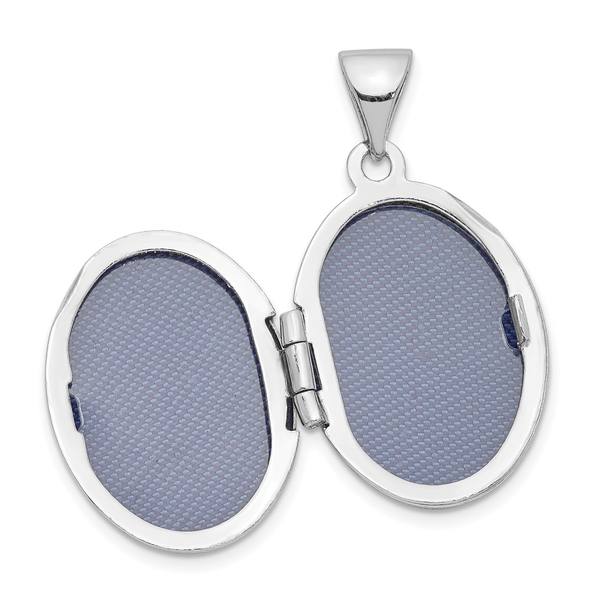 Sterling Silver Butterfly Locket Pendant with Oval Design, Nature-Inspired Keepsake for Women