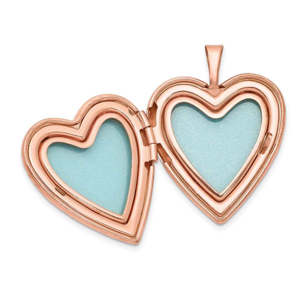 20mm Swirl Design Heart Locket Charm Pendant in Real 925 Sterling Silver