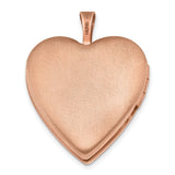 20mm Double Hearts Heart Locket Charm Pendant in Real 925 Sterling Silver