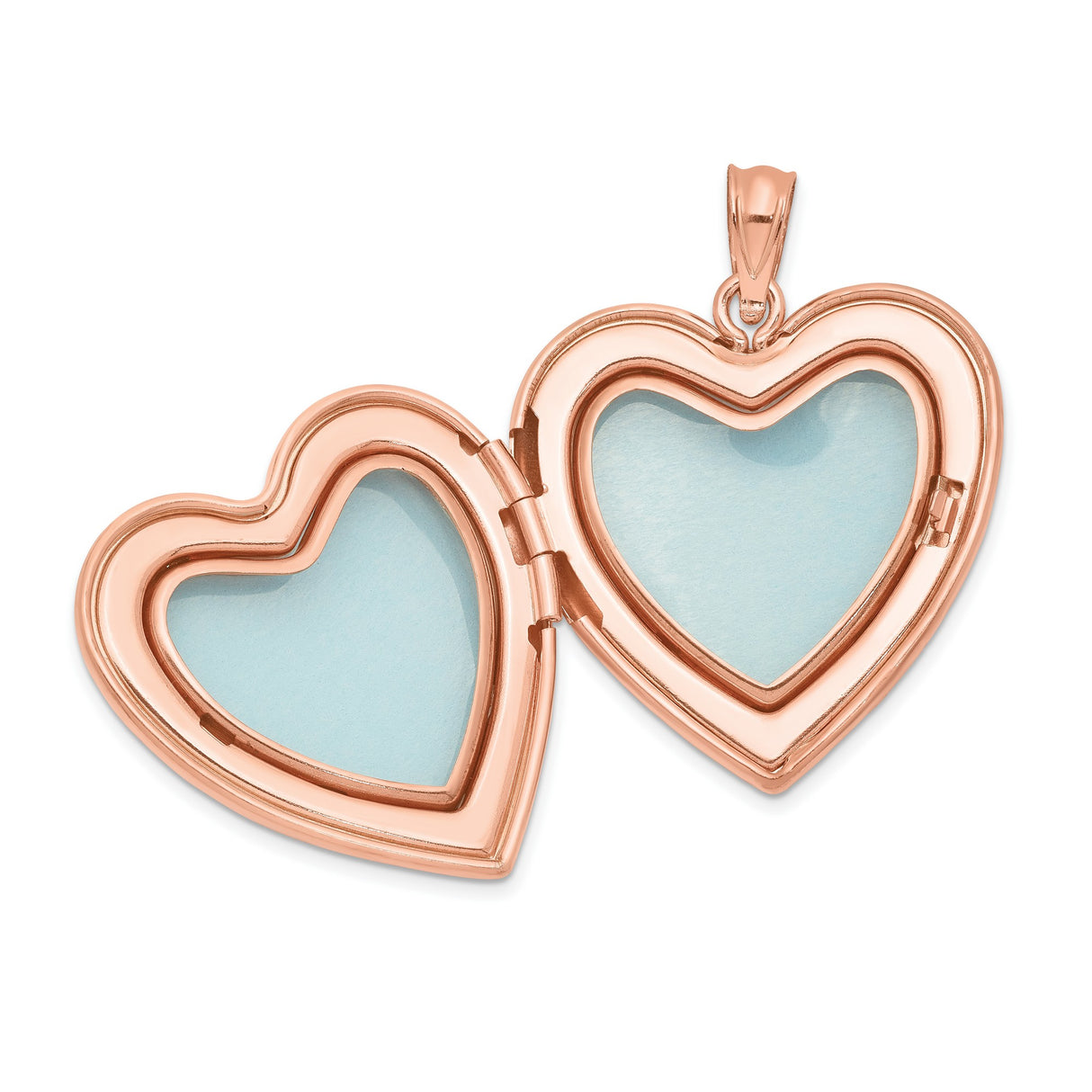 Sterling Silver Heart Locket Pendant with Rose Gold Scrollwork, Vintage Keepsake Design for Women