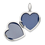 Faith Hope Love Heart Locket Charm Pendant in Real 925 Sterling Silver