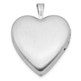 Sterling Silver Heart Locket Pendant with Pink Flowers, Romantic Floral Keepsake Charm for Women