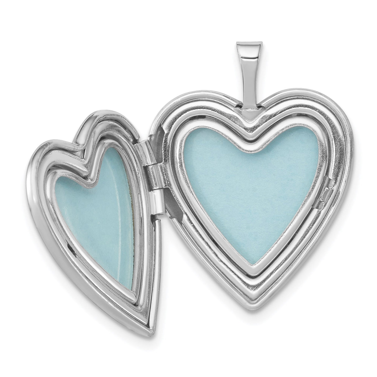 Sterling Silver Claddagh Heart Locket Pendant, Celtic Love Loyalty Friendship Design
