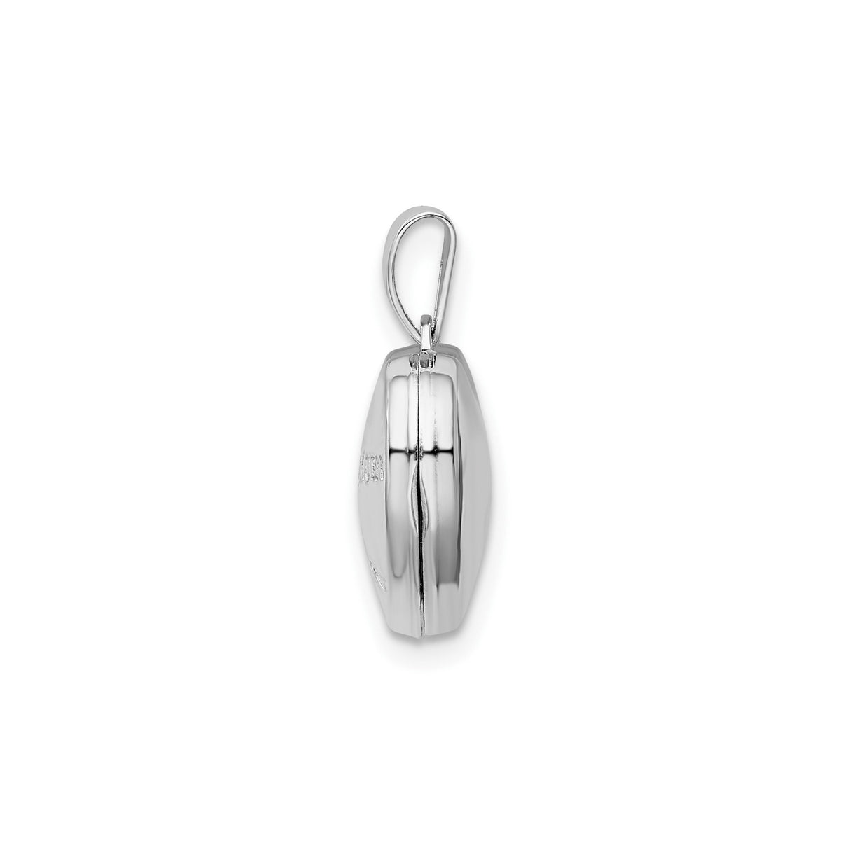 Floral Mom Heart Locket Charm Pendant in Real 925 Sterling Silver