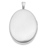 Sterling Silver Oval Locket Pendant with Tree of Life Design for Women