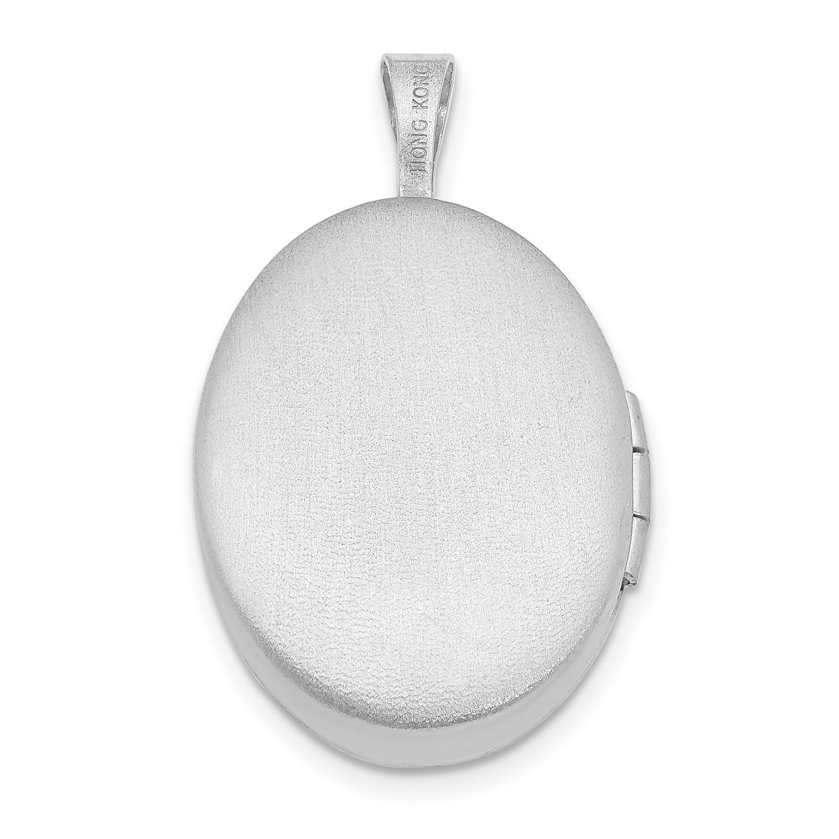 Sterling Silver Locket Pendant with Diamond, Angel Wings and Starburst Design