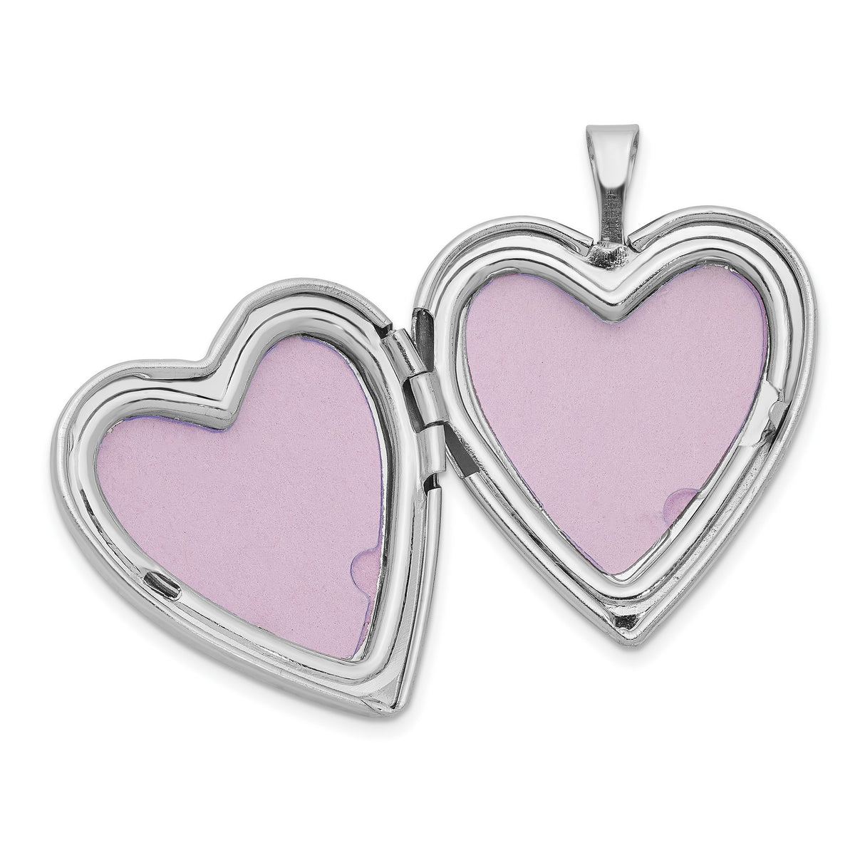 Tree Design Heart Locket Charm Pendant in Real 925 Sterling Silver