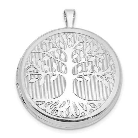 Sterling Silver Tree of Life Locket Pendant, Celtic Nature Symbol Jewelry for Women