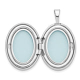 Sterling Silver Heart Locket Pendant with Diamond, Trinity Knot and Satin Finish Design