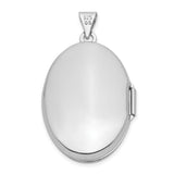 Sterling Silver Oval Locket Pendant with Scrollwork Engraving, Vintage Style Keepsake Jewelry