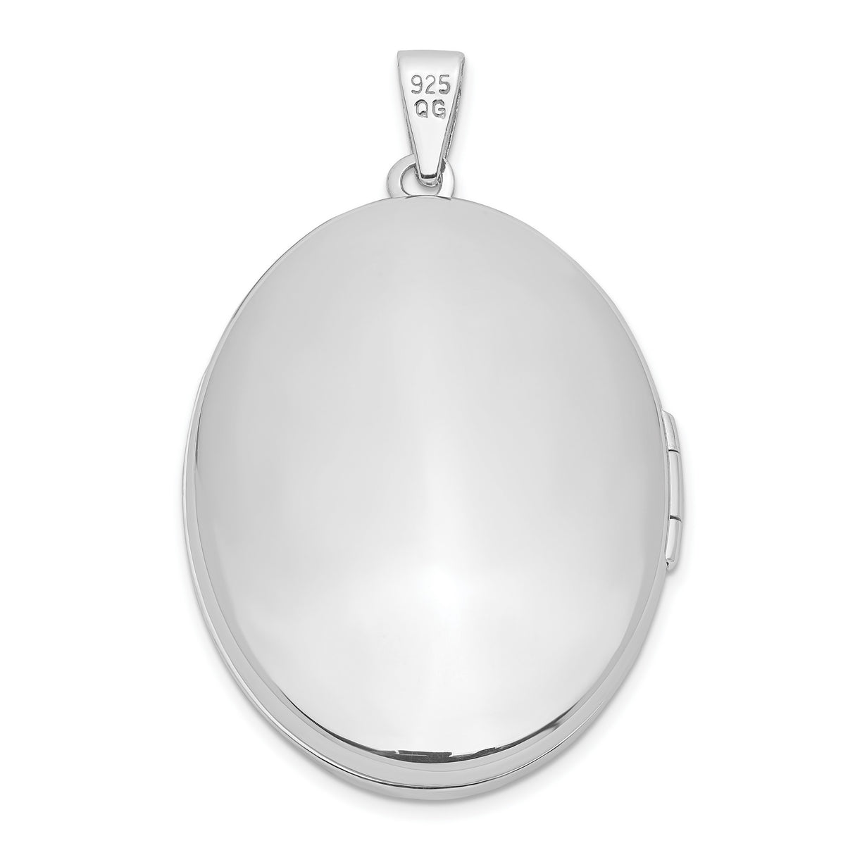 Sterling Silver Oval Locket Pendant with Scrollwork Engraving, Vintage Inspired Keepsake Design