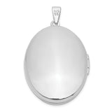 Sterling Silver Oval Locket Pendant with Scrollwork Engraving, Vintage Inspired Keepsake Design
