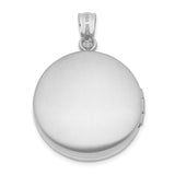 Sterling Silver Heart Locket Pendant with Interlocking Hearts Design for Women