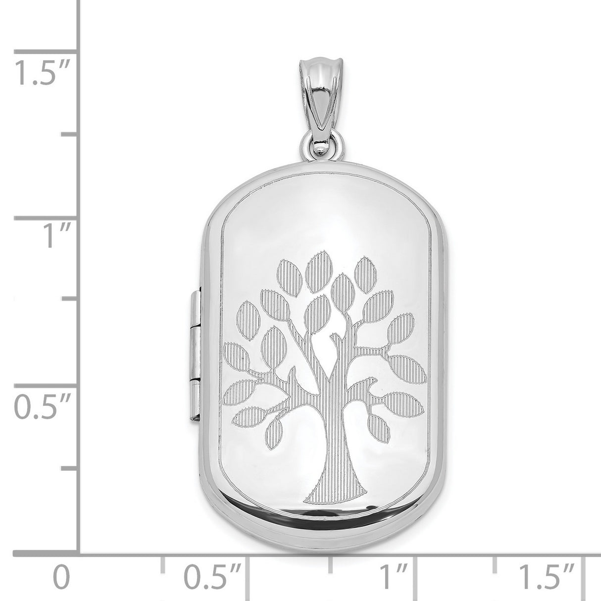 Sterling Silver Tree of Life Locket Pendant, Spiritual Nature-Inspired Keepsake for Women
