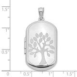 Sterling Silver Tree of Life Locket Pendant, Spiritual Nature-Inspired Keepsake for Women