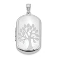 Sterling Silver Tree of Life Locket Pendant, Spiritual Nature-Inspired Keepsake for Women