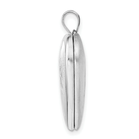 Sterling Silver Heart Locket Pendant with Tree of Life Design for Women