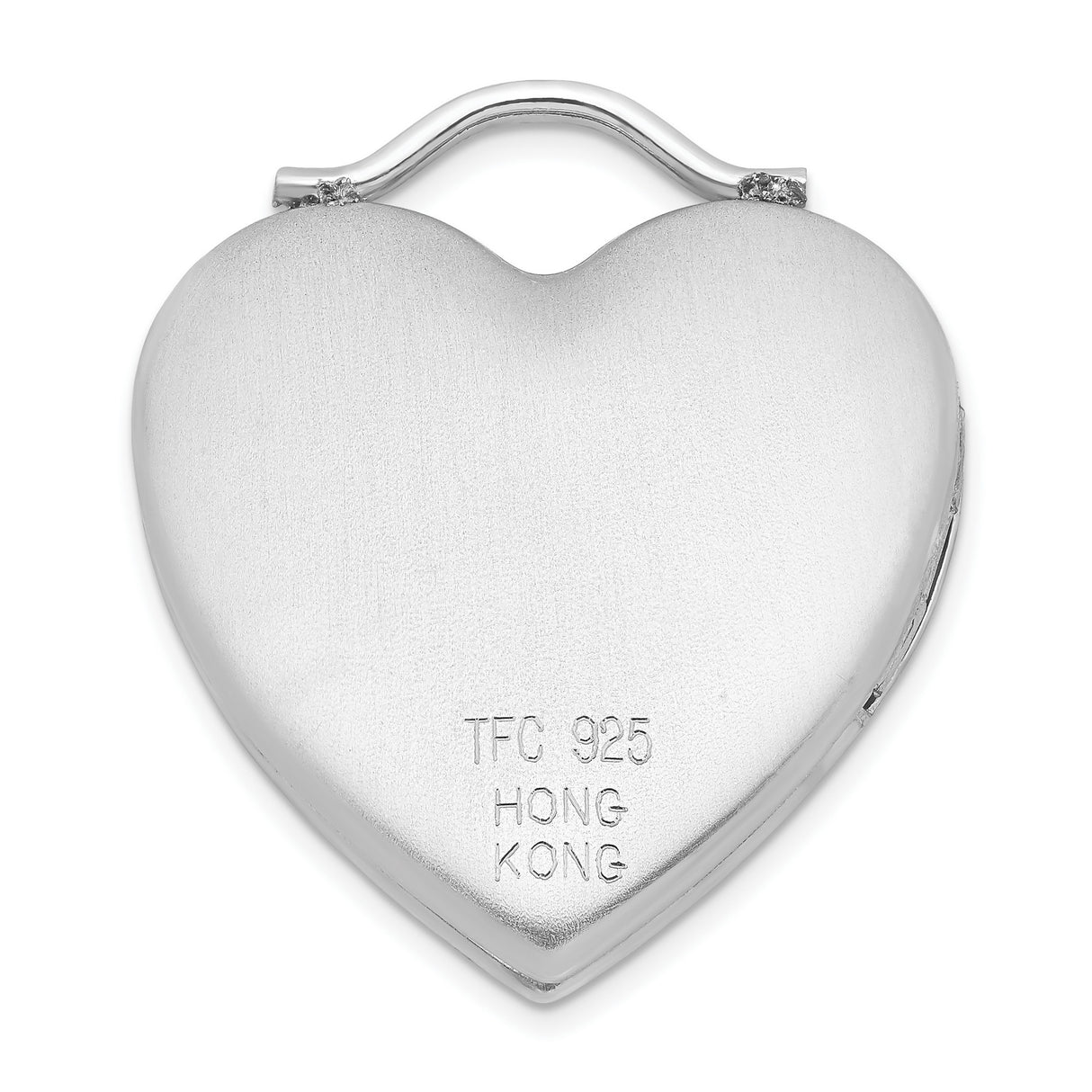 Sterling Silver Heart Pendant with XXXOOO Symbol, Romantic Keepsake Charm for Women