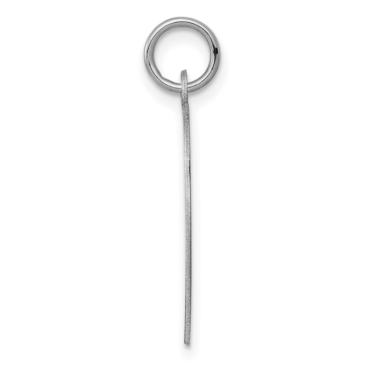 Engravable Girl Disc Charm Pendant in Real 925 Sterling Silver