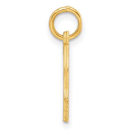 Engravable Boy Polished Disc Charm Pendant in Real 925 Sterling SIlver