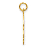 Engravable Boy Polished Disc Charm Pendant in Real 925 Sterling SIlver