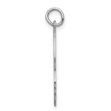 Engravable Boy Disc Polish on Front/Back Charm Pendant in Real 925 Sterling Silver