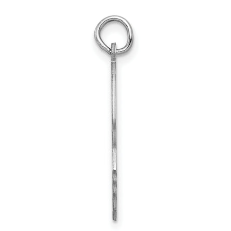 Engravable Boy Disc Polish on Front/Back Charm Pendant in Real 925 Sterling Silver