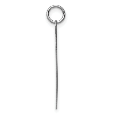 Engravable Heart Polish Front/Satin Back Disc Charm Pendant in Real 925 Sterling Silver