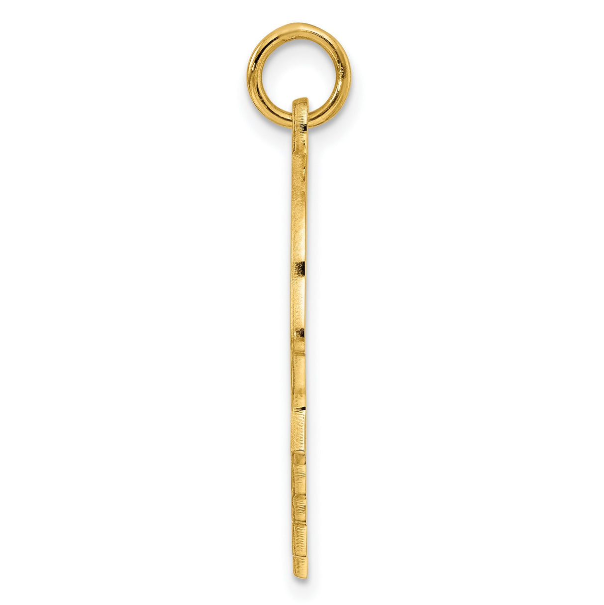 Engravable Boy Polished Disc Charm Pendant in Real 925 Sterling SIlver