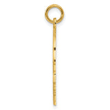 Engravable Boy Polished Disc Charm Pendant in Real 925 Sterling SIlver