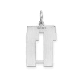Sterling Silver Chai Pendant with Hebrew Life Symbol, Jewish Religious Jewelry