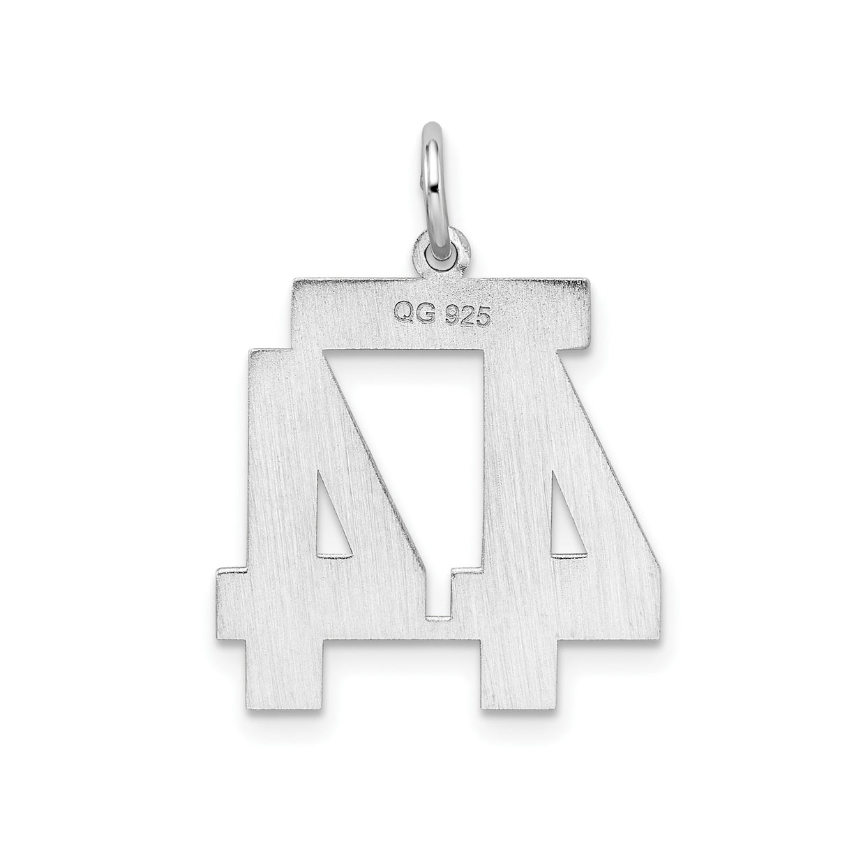 Sterling Silver Number 44 Pendant Charm, Sports Jewelry, Team Loyalty