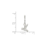 Sterling Silver Dove Pendant with Flying Bird Design, Symbol of Peace and Christian Faith