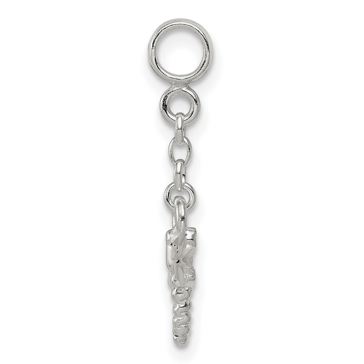 Dragonfly Dangle Enhancer Charm Pendant in Real 925 Sterling Silver