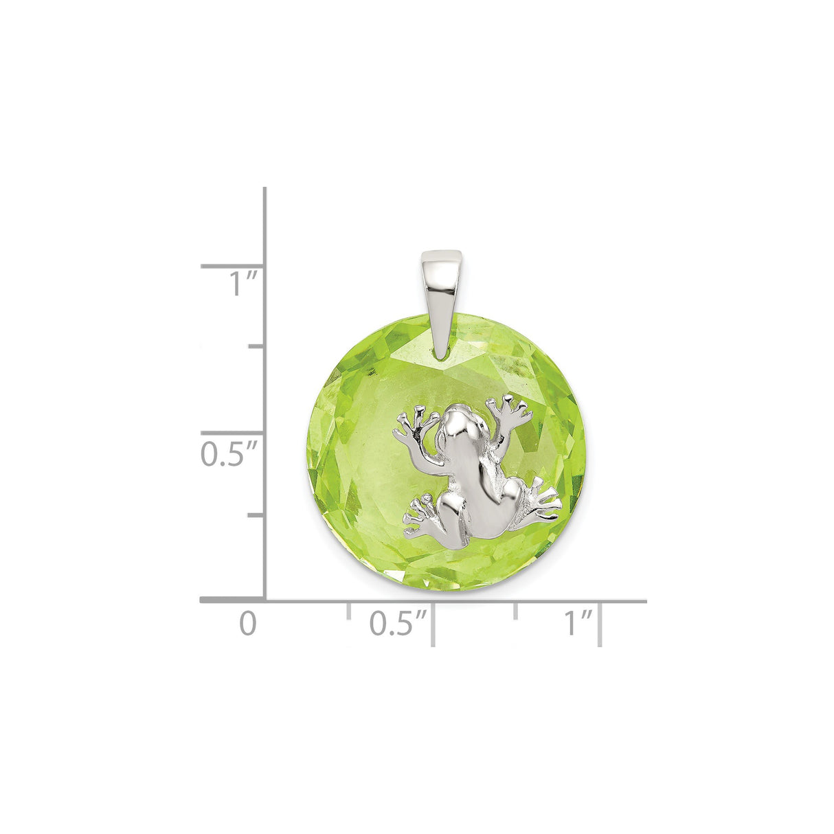 Sterling Silver Frog Pendant with Cubic Zirconia, Whimsical Nature Motif for Women and Animal Lovers