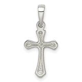 Cross Charm Pendant in Real 925 Sterling Silver