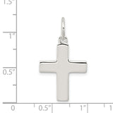 Latin Cross Charm Pendant in Real 925 Sterling Silver