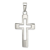 Cross Charm Pendant in Real 925 Sterling Silver