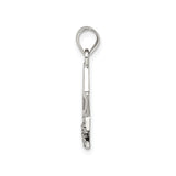 Sterling Silver Star Pendant with Cubic Zirconia, Minimalist Celestial Design for Women