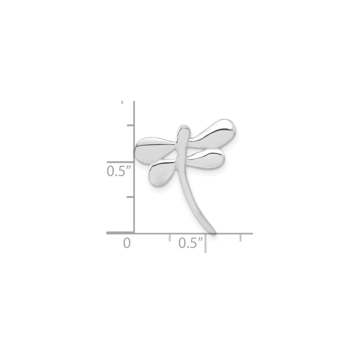 Sterling Silver Dragonfly Pendant, Minimalist Nature-Inspired Charm for Women
