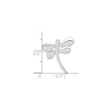 Sterling Silver Dragonfly Pendant, Minimalist Nature-Inspired Charm for Women