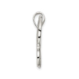 Sterling Silver Butterfly Pendant with Openwork Design, Nature-Inspired Charm for Women