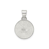 Sterling Silver Four Leaf Clover Pendant, Lucky Irish Charm, Celtic Unisex Jewelry