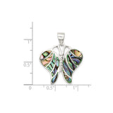 Sterling Silver Butterfly Pendant with Abalone Shell Inlay, Nature Inspired Jewelry for Women